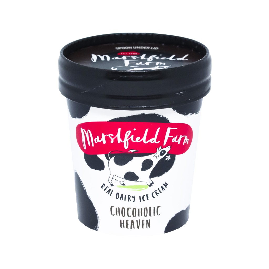 MARSHFIELD FARM Chocolate Ice Cream Tubs